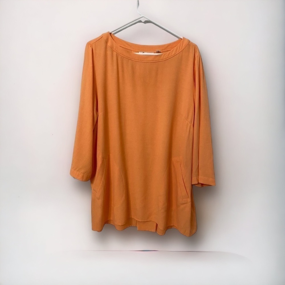 Linea by Louis Dell'olio Pocketed Tunic Top Large